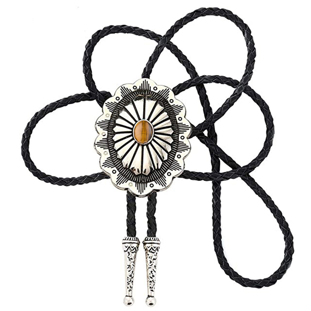 American Western Cowboy Bolo Tie Metal