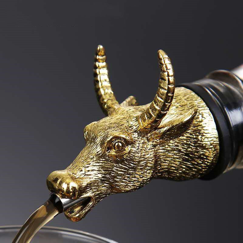 Stainless Steel Bull Head Wine Guide For Red Wine And Foreign