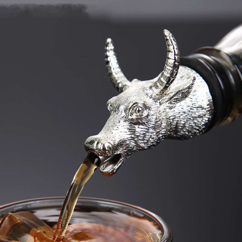 Stainless Steel Bull Head Wine Guide For Red Wine And Foreign