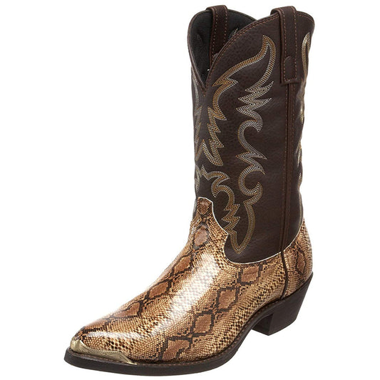 Men's Boots Cowboy Printed Snake Print