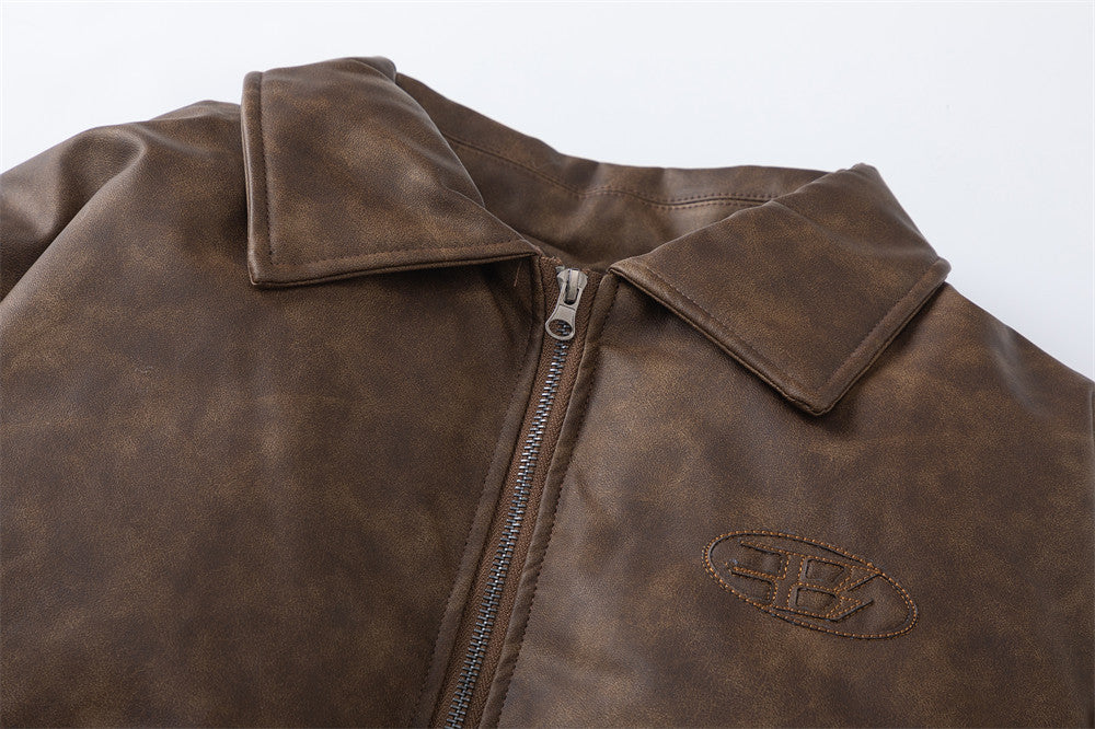 Men´s Rock Thickened PU Leather Jacket