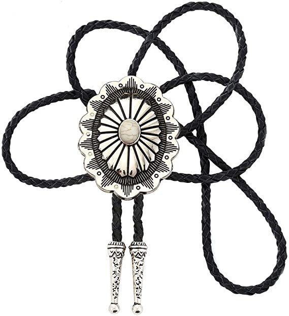 American Western Cowboy Bolo Tie Metal