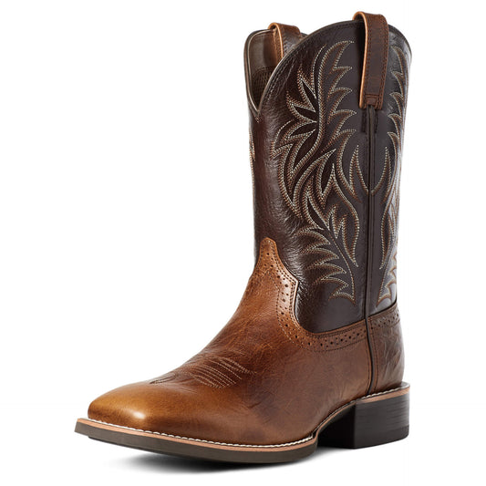 Men's Wide Head Western Cowboy Boot