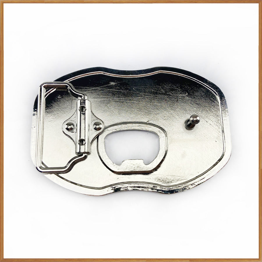 Zinc Alloy Bottle Opener Belt Buckle Western Cowboy Belt Buckle